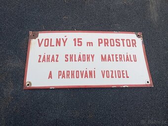Smaltované cedule - 3