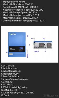 Hybridní solární měnič Anenji 6.2 kW - 3