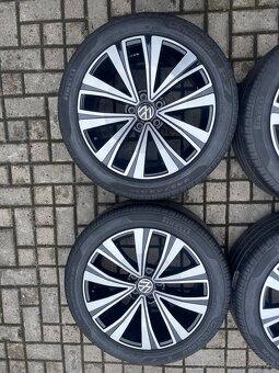 ORIGINÁL Alu Volkswagen MUSCAT R18, 5x112 - TOP STAV, LETNÍ - 3
