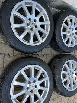 4x litá kola 5x100 R16, zimní pneu - 3
