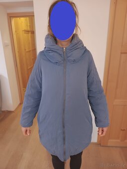 těhotenská nosící zimní bunda kabát - 3