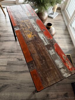 Designovy Konzolovy stolek- industrialni styl - 3