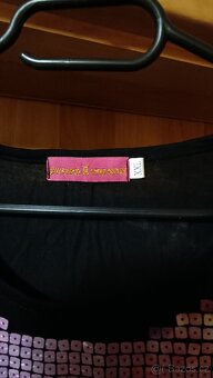 Černá tunika s květem vel XXL nová - 3