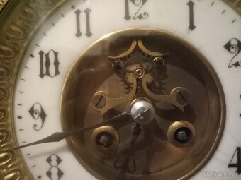 Mramorové krbové hodiny - 3