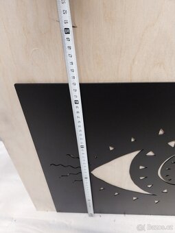 Plechový obraz na stěnu - černé oko - 3