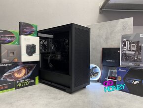 Herní PC Ryzen 7900 / 32GB DDR5 / RTX4070S 12GB / 1+2TB nvme - 3