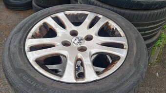 ALU KOLA PEUGEOT 15 4x108 disky R15 4/108 letní pneumatiky - 3