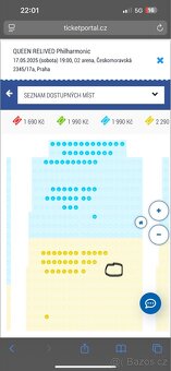 Queen Relieved Philharmonic - vstupenky - 3