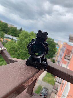 Puškohled 4x32, 20mm rail, včetně ochranného krytu - Airsoft - 3