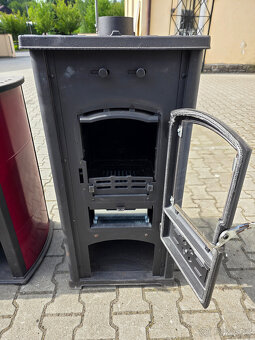 Krbová kamna GUČA SOLARIS, 8kW, zelená - 3