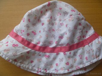 3 letní kloboučky pro holčičky, obvod cca 52-56 cm - 3