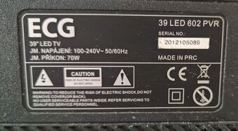 LED televizor ECG - 3