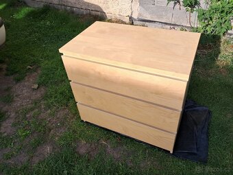 Ikea komoda Malm bříza 3 zásuvky. - 3