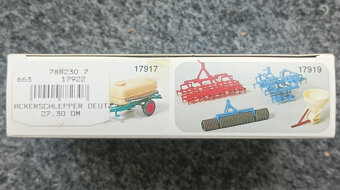 Preiser model HO traktor Deutz 1:87 stavebnice 17922 - 3