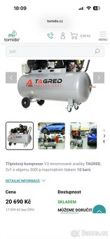 Kompresor Tagred 300l - 3