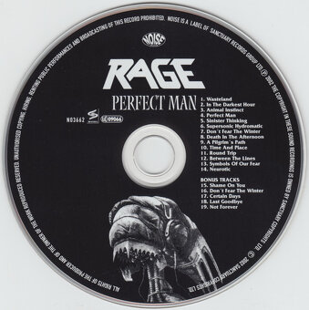 cd Rage – Perfect Man 1988 - 3