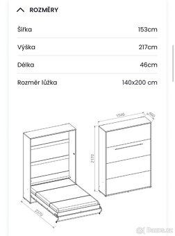 Skříňová postel - 3
