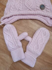 Dívčí zimní čepice a rukavice, vel. 98, zn. H&M - 3