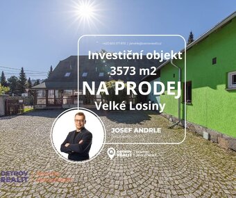 Prodej ubytovacího zařízení na investici, 3 573 m², lázeňská - 3