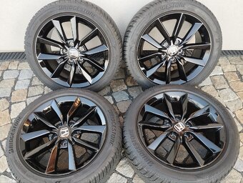ALUsada Honda Civic 10g r17x8j ET, Bridgestone Blizzak TOP - 3