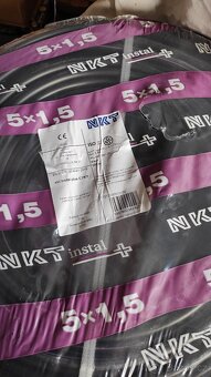 Nový kabel CYKY 3Jx1,5 po 100 metrech - 3