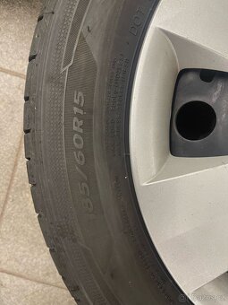Originální kola + poklice Škoda 5x100 r15 - 3