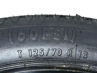 Rezerva 18" 1K0601027B 3,5J ET25,5 + pneu 125/70/R18 - 3