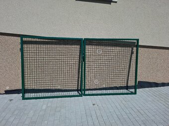 Dvoukřídlá brána zelená šířka 3 m - 3