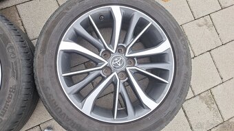 Alu kola Toyota 17" 5x114,3 letní pneu 215/55 R17 5-6mm - 3