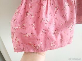 Nepoužité nové šaty Lindex 122 i 128 a 116 kytičky - 3