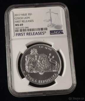 Český lev 2017 1oz první ročník NGC69 - 3
