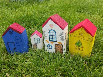Dřevěné domečky na dotvoření - 3