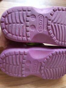 kožené sandále, pantofle Adidas a Crocs vel. 32-33 - 3