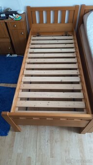 Dřevěná postel 90x200 - 3