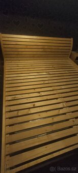 Manželská postel masiv 180cm - 3