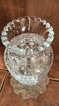 Váza broušená velká/pohár broušený 41 cm - 3