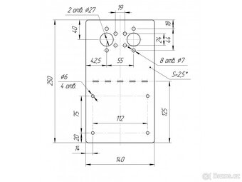 Nerez držák konzole webasto eberspacher - 3