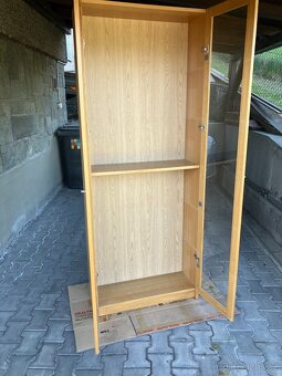IKEA BILLY / OXBERG knihovna s dvířky - 3