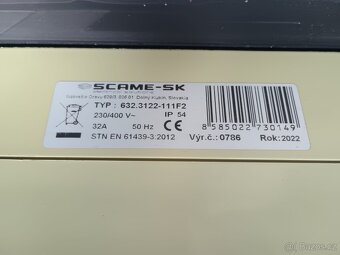 Stavební rozvaděč "antoníček" SCAME 632.3122-111F2 - 3