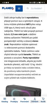 Party přenosný reproduktor PANASONIC - 3