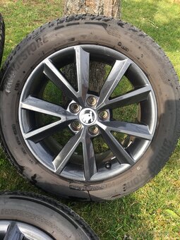 ALU kola Škoda Beam 5x100 R16, letní pneu - 3