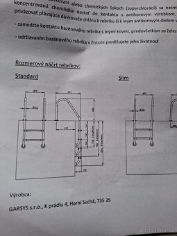Bazénové schůdky 4 stupňové - 3