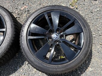 235/45r18 ZIMNÍ SADA ŠKODA SUPERB 8JX18 ET44 ZÁNOVNÍ PNEU - 3