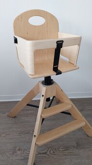Dřevěná rostoucí židlička Ikea ÷ set pro miminko - 3