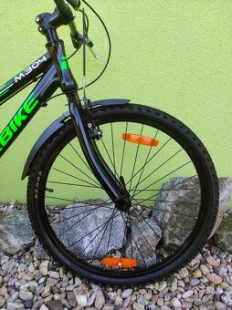 Značkové dětské kolo MAXBIKE 24" (černá/zelená) - 3