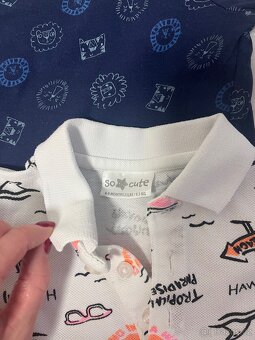 Trička - nošena, ve skvělém stavu 74/80 - 3