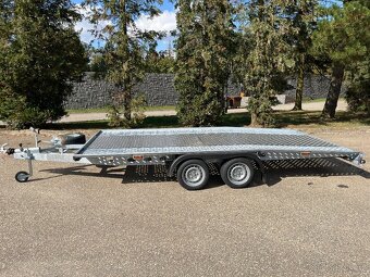 Přepravník snížený, kurtování celá plocha 450x210cm, 2700kg - 3