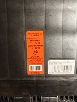 Autosedačka Römer 15-36kg - 3