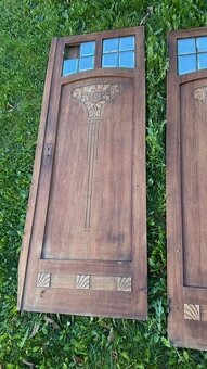 Starožitné dřevěné dveře - 3