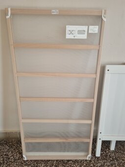 Dětská postýlka IKEA SUNDVIK - bílá + matrace SKONAST - 3